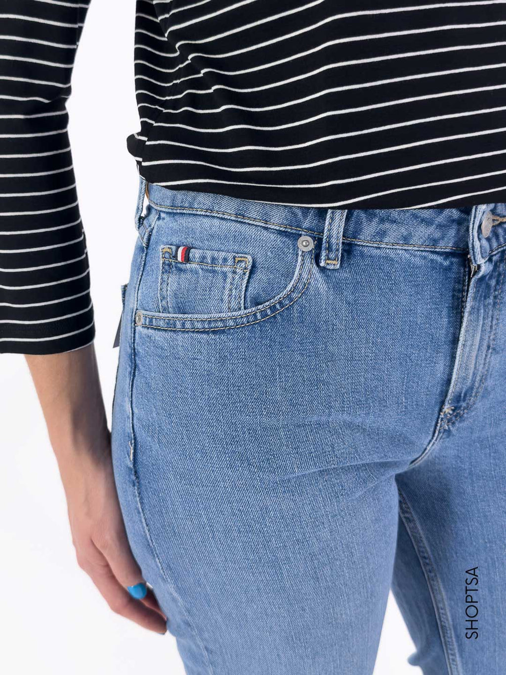 Jeans a vita media dritti