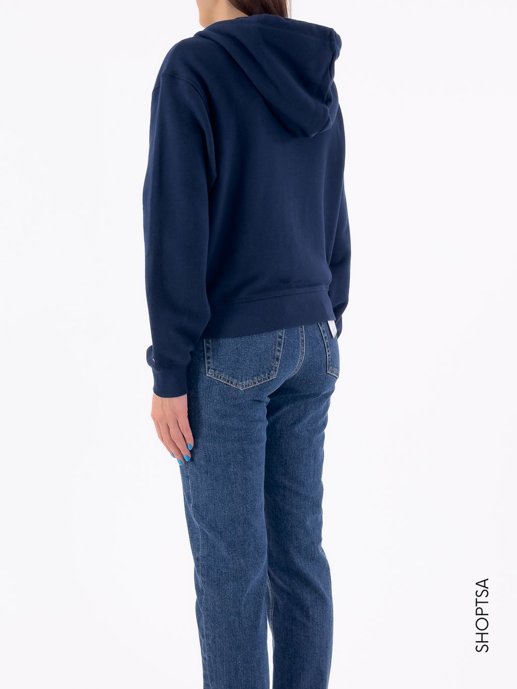 Felpa con cappuccio e zip