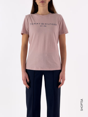 T-Shirt Girocollo con Logo