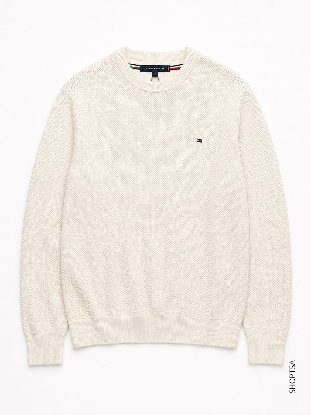 Pullover in maglia a nido d'ape - Tommy Hilfiger - shopTSa