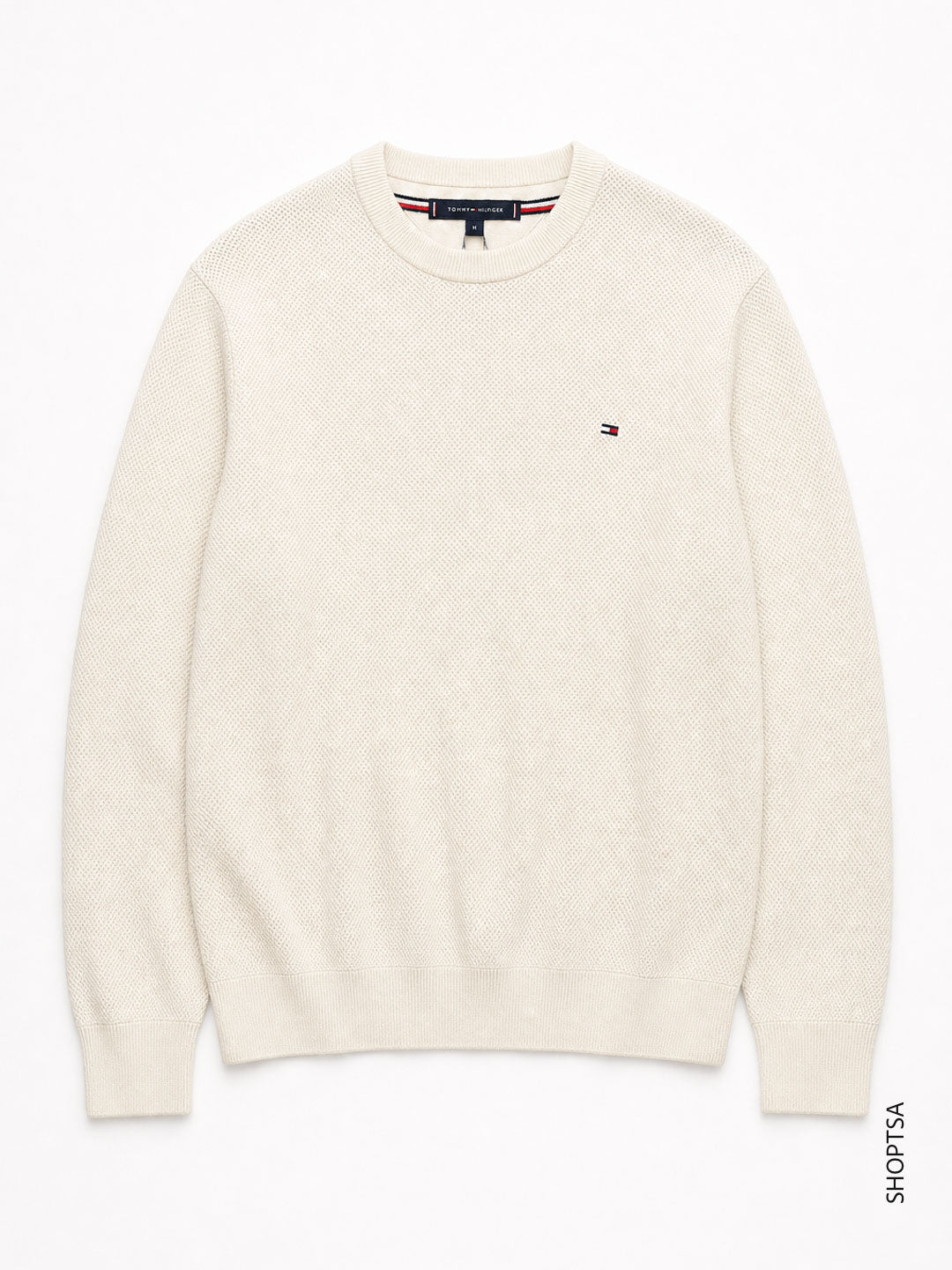 Pullover in maglia a nido d'ape