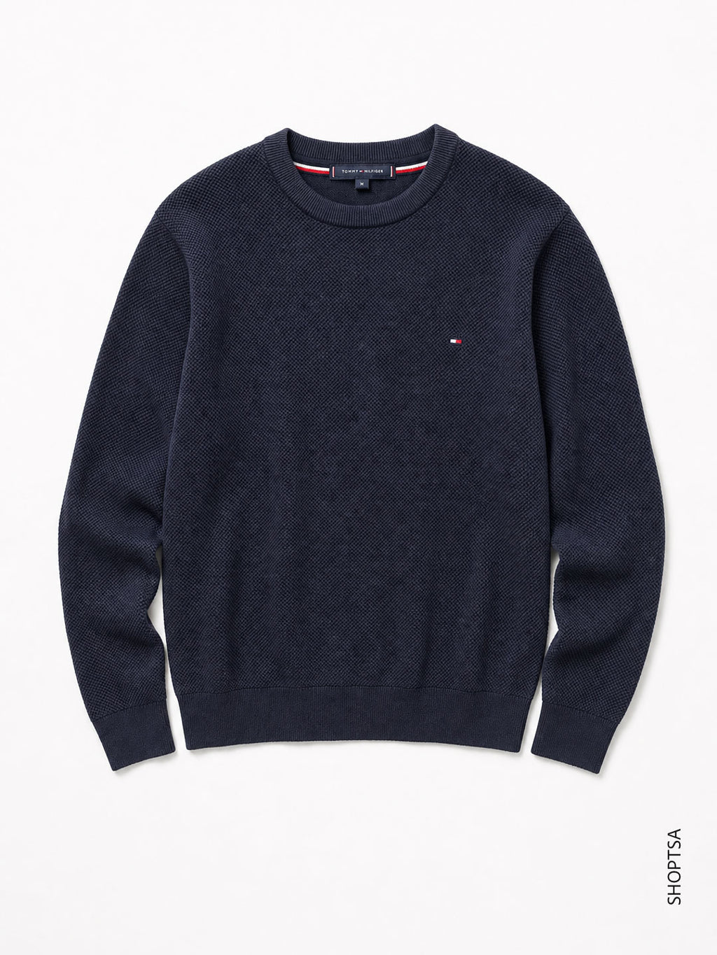 Pullover in maglia a nido d'ape - Tommy Hilfiger - shopTSa