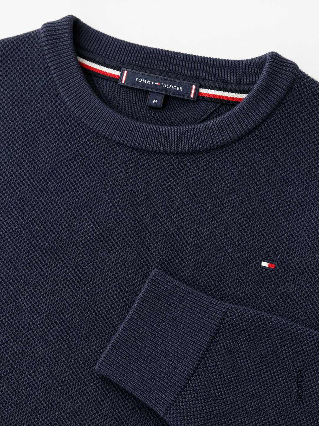 Pullover in maglia a nido d'ape - Tommy Hilfiger - shopTSa