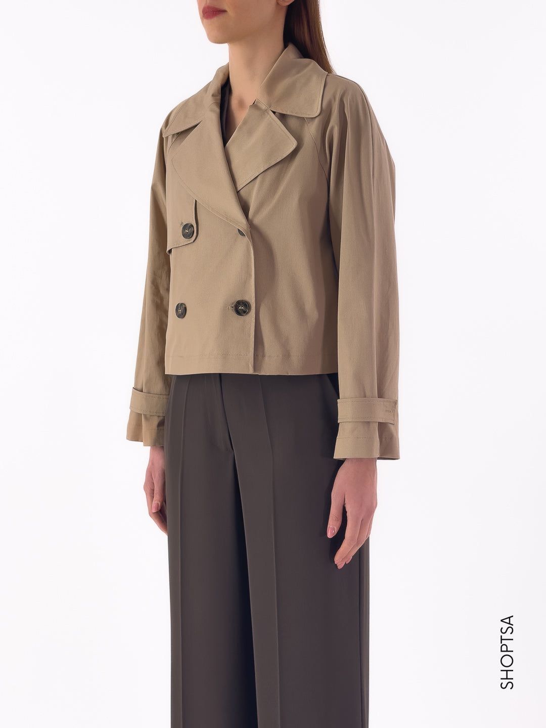 Trench corto cotone AFELIO