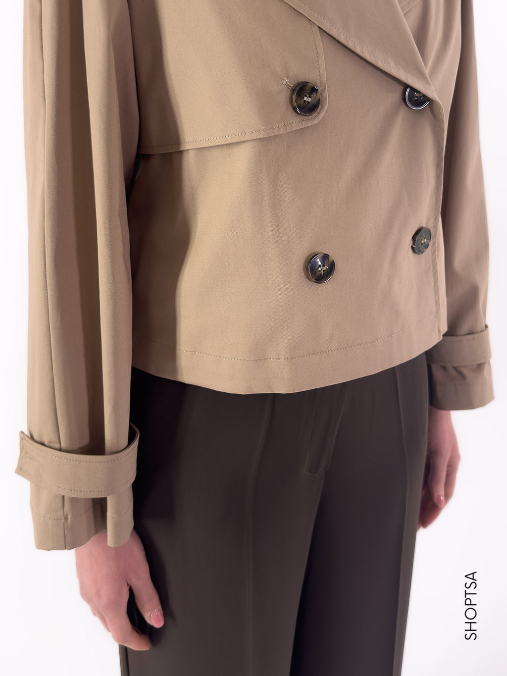 Trench corto cotone AFELIO