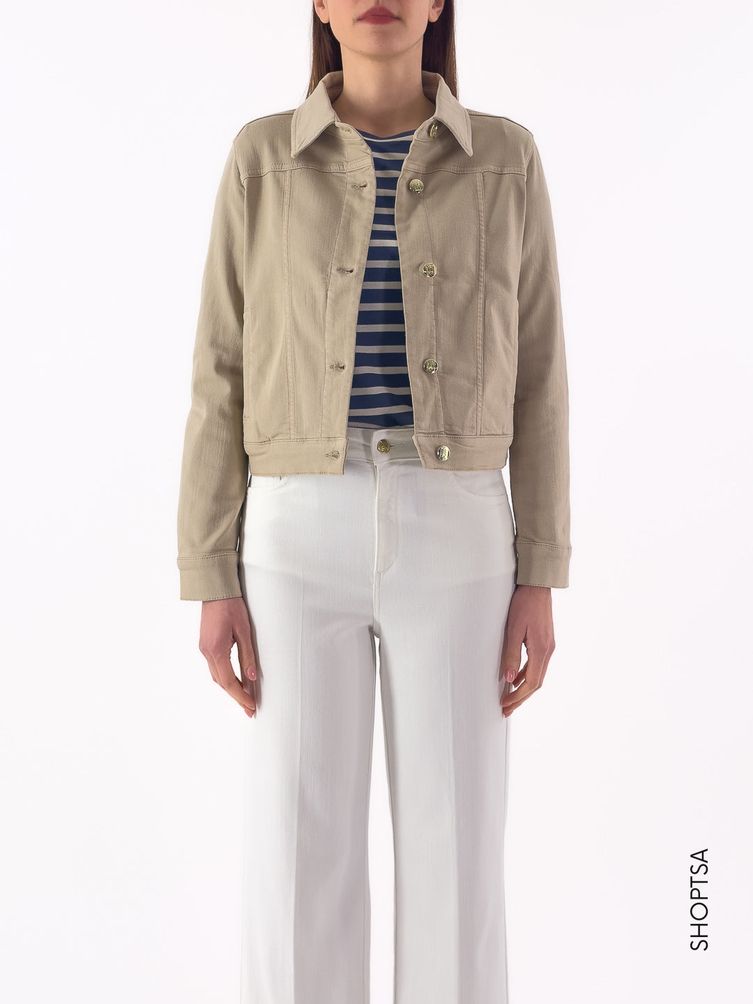 Giubbino in denim stretch ERIDANI