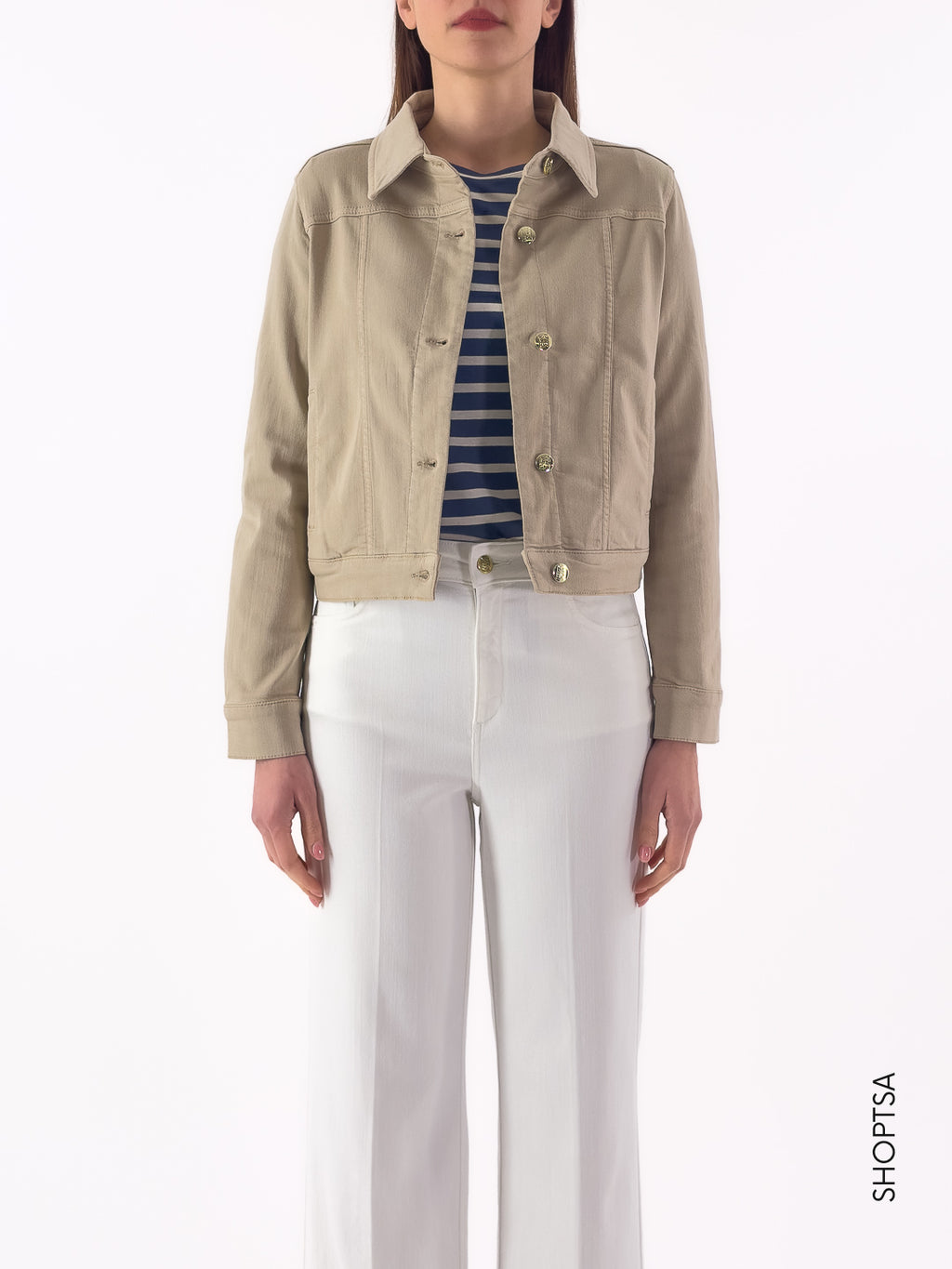 Giubbino in denim stretch ERIDANI