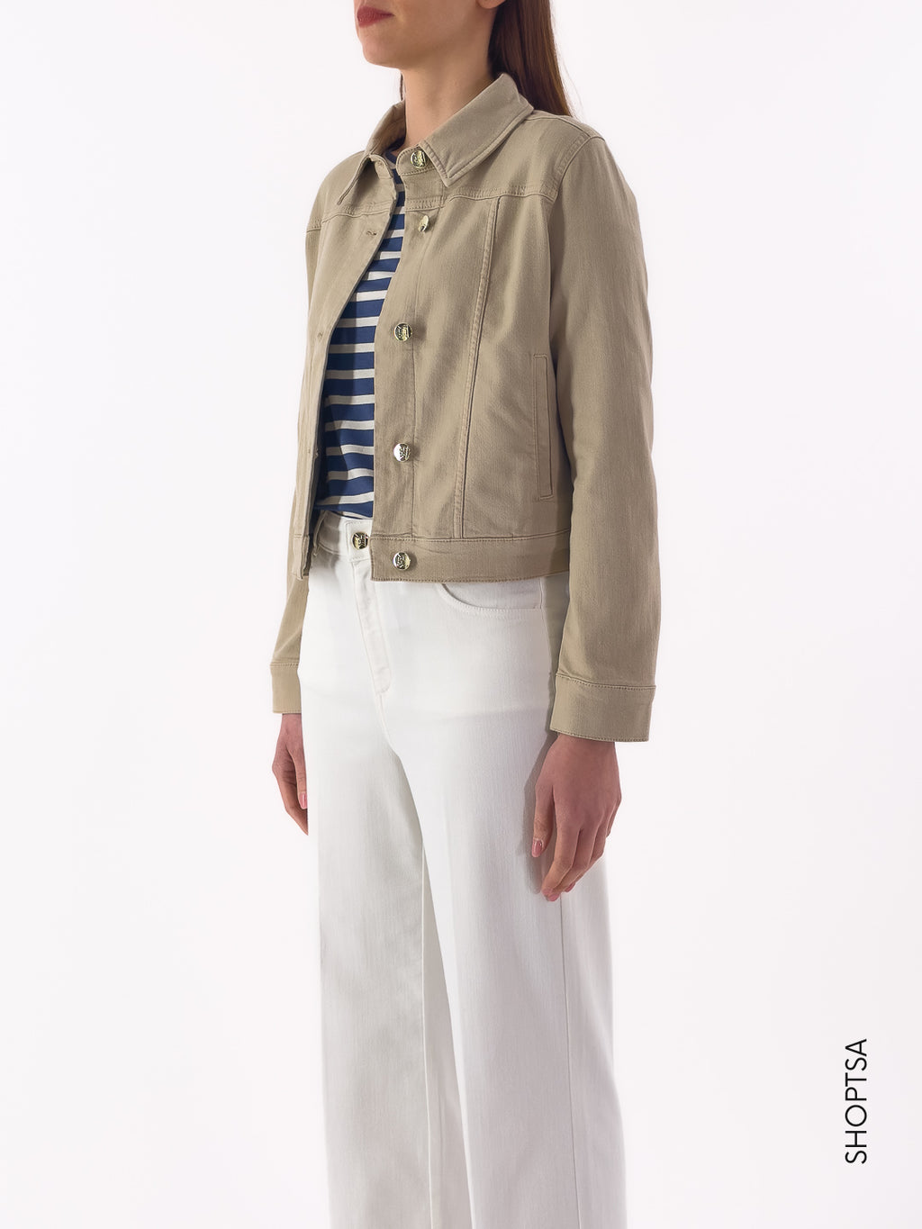 Giubbino in denim stretch ERIDANI