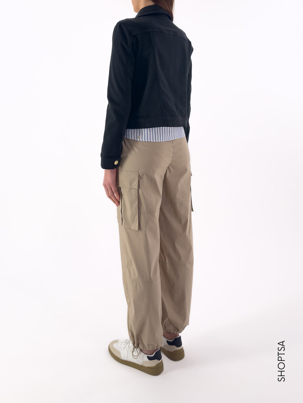 Giubbino in denim stretch ERIDANI