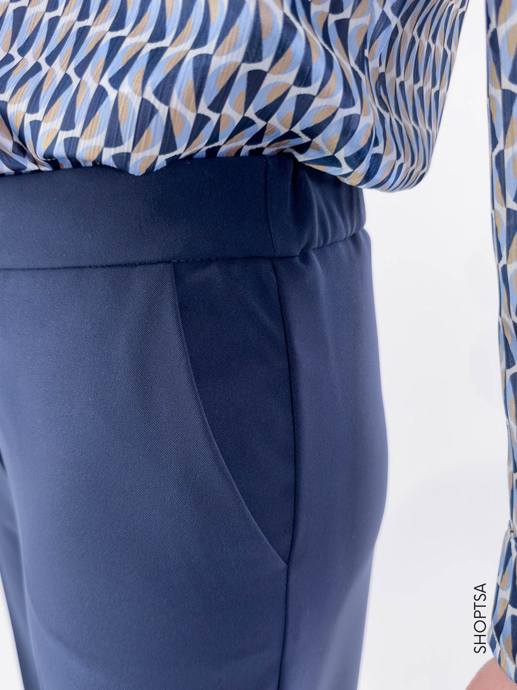 Pantalone dritto con risvolto - Emme Marella - shopTSa