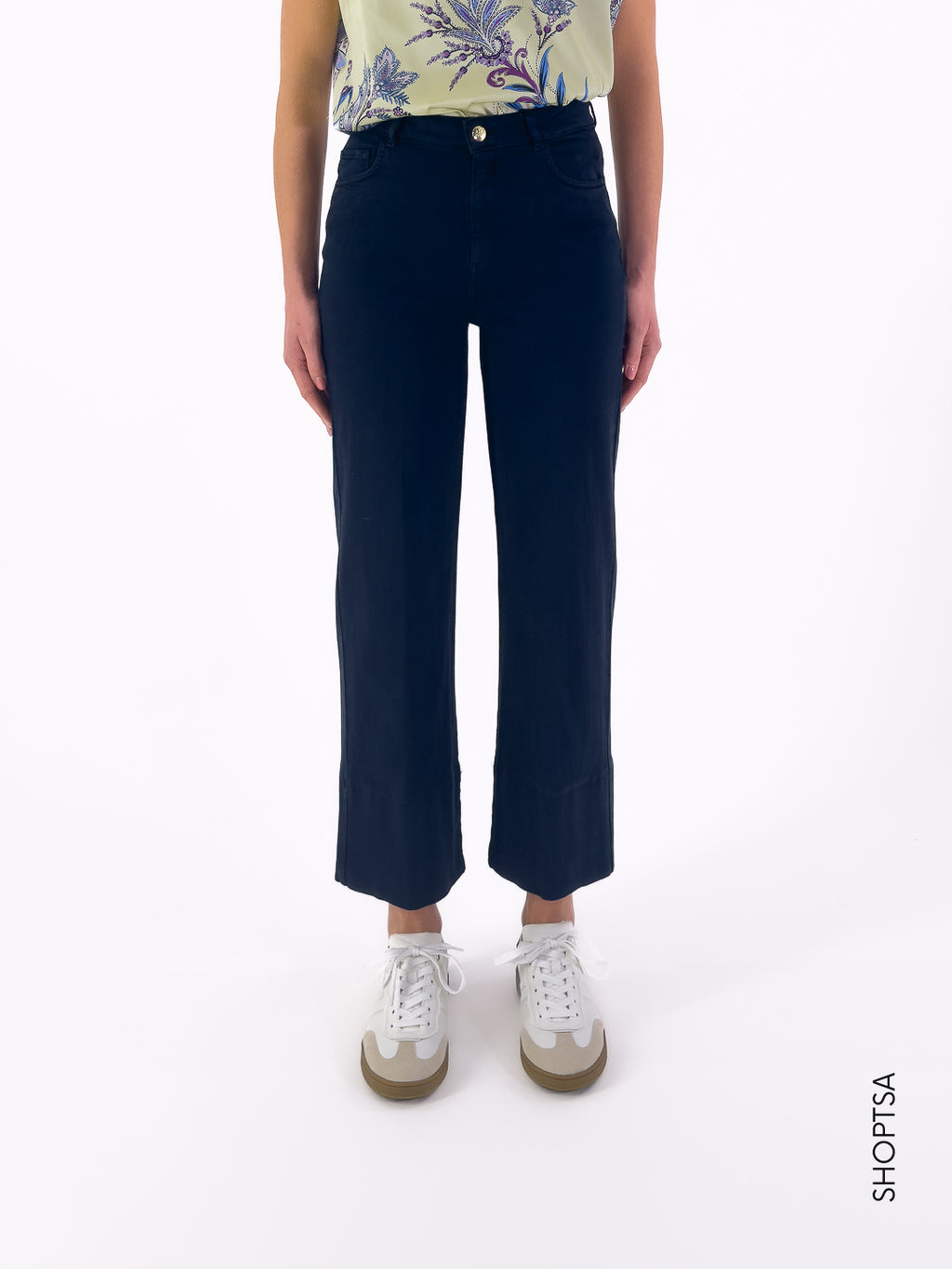 Pantalone in cotone effetto denim DISPLAY - Emme Marella - shopTSa
