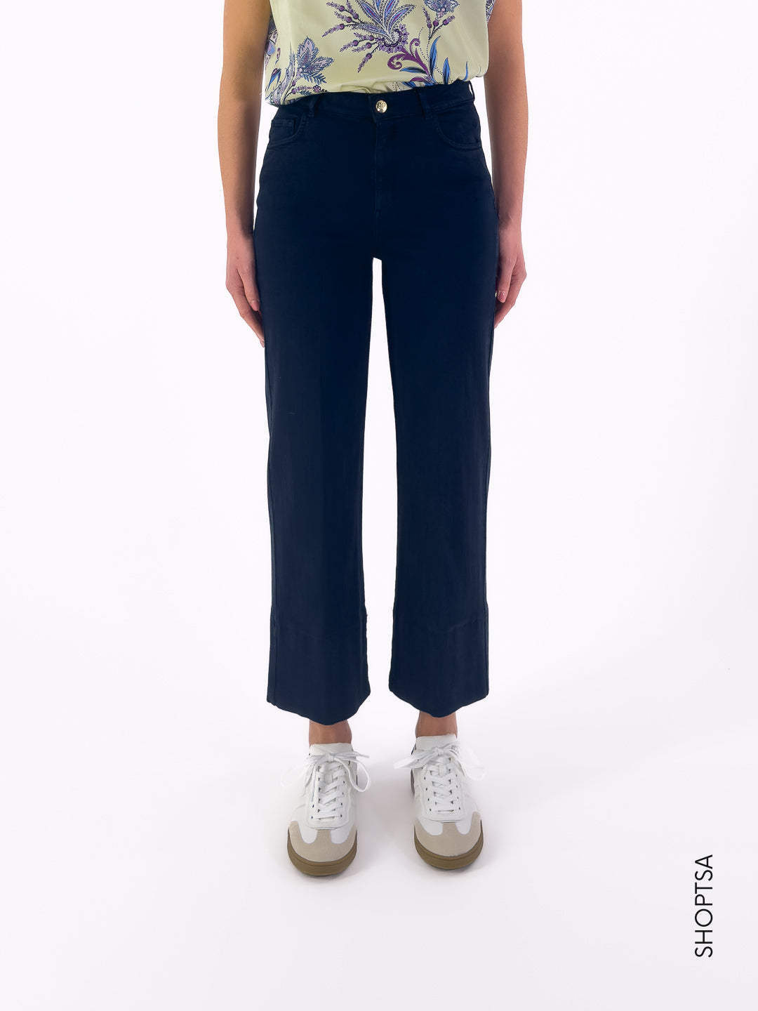 Pantalone in cotone effetto denim DISPLAY - Emme Marella - shopTSa