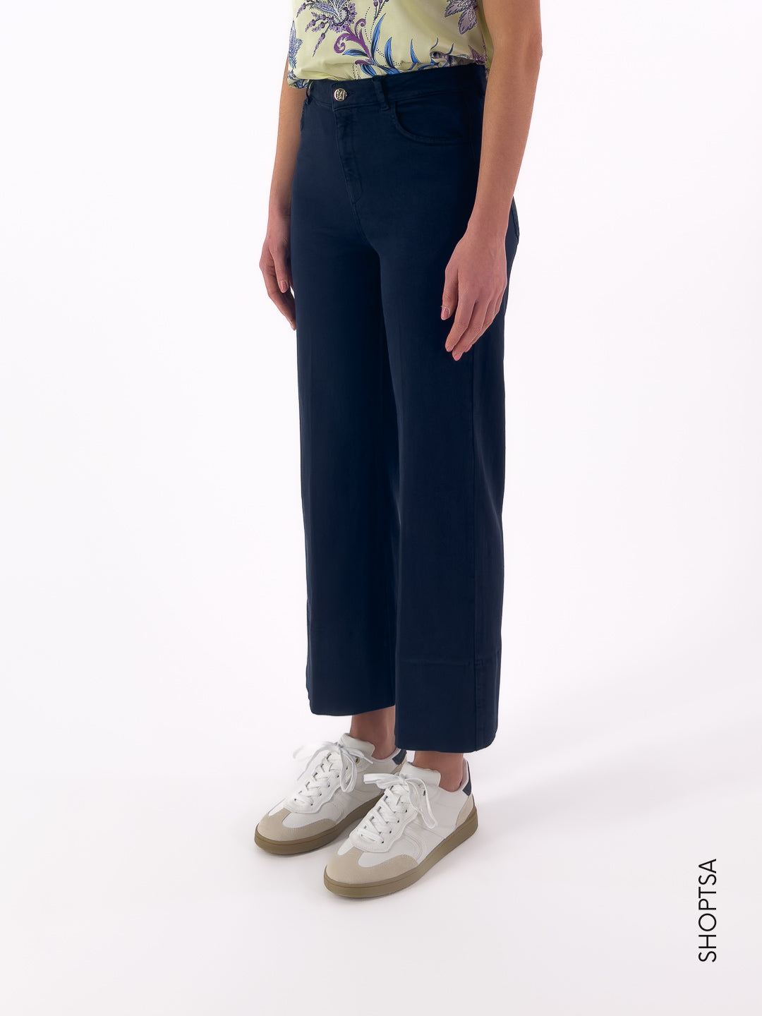 Pantalone in cotone effetto denim DISPLAY - Emme Marella - shopTSa