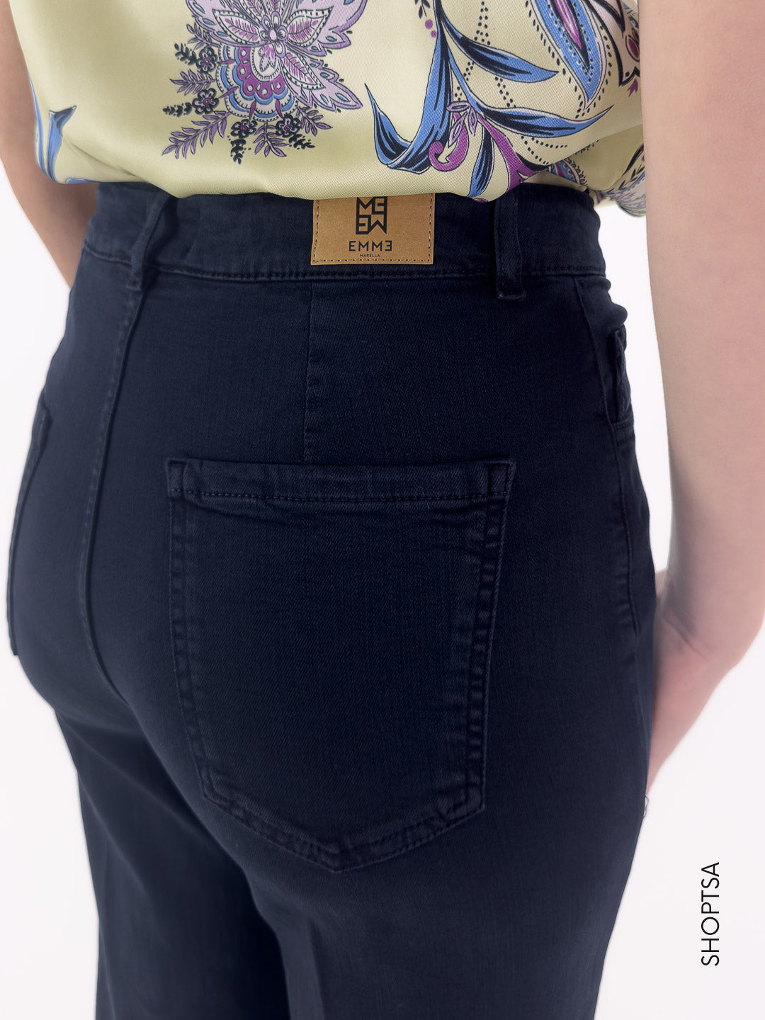 Pantalone in cotone effetto denim DISPLAY - Emme Marella - shopTSa
