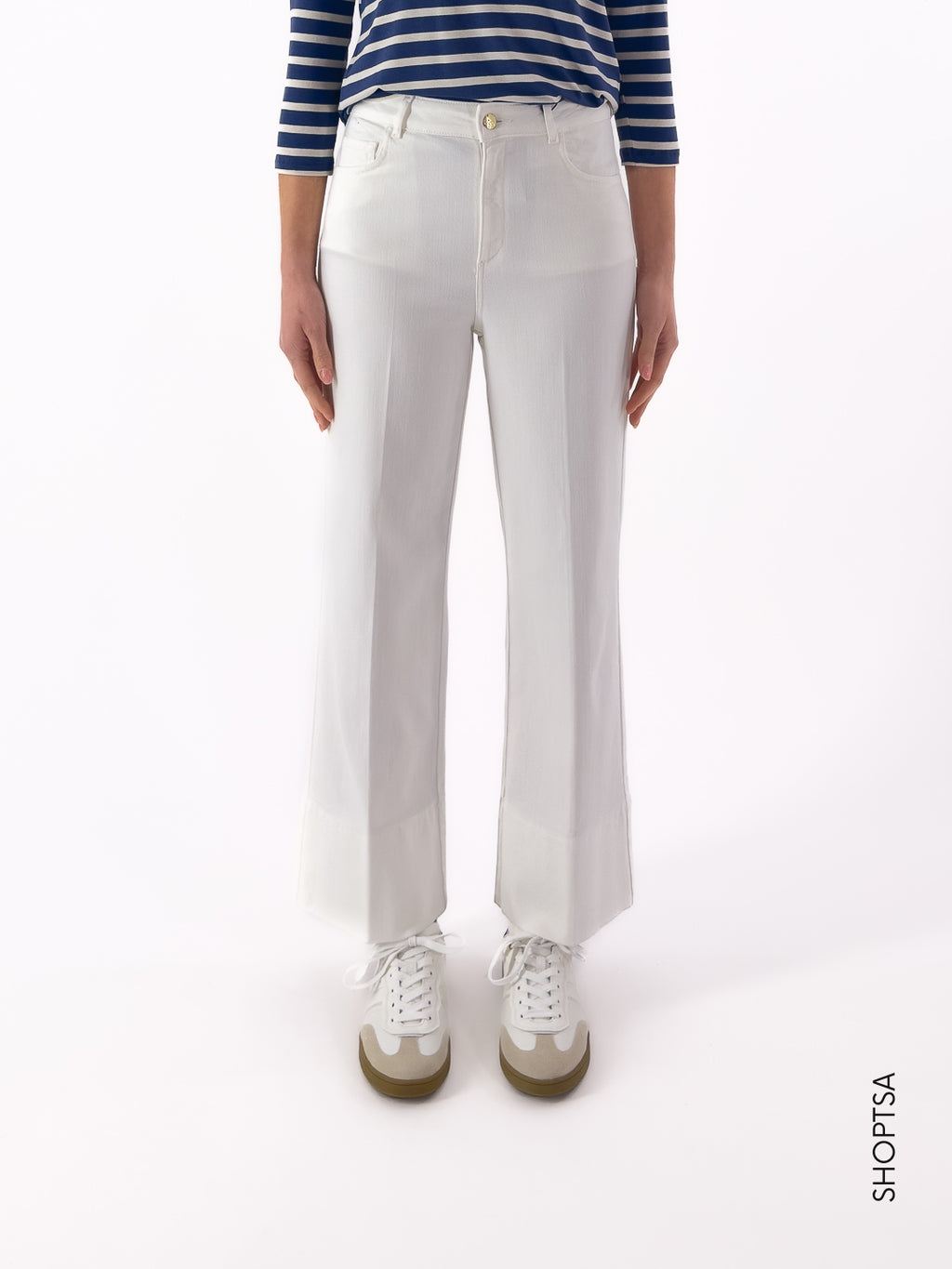 Pantalone in cotone effetto denim DISPLAY - Emme Marella - shopTSa
