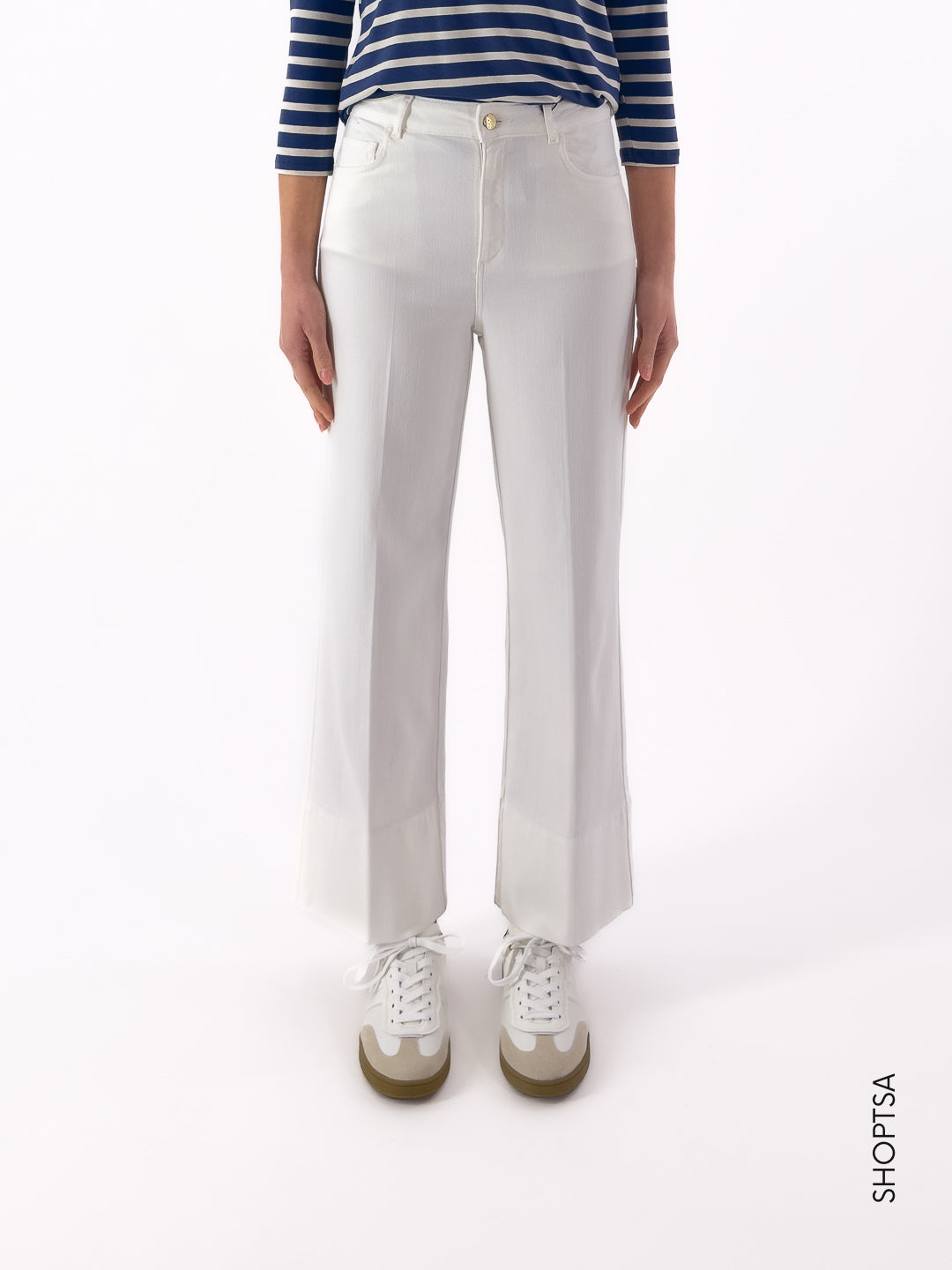 Pantalone in cotone effetto denim DISPLAY - Emme Marella - shopTSa