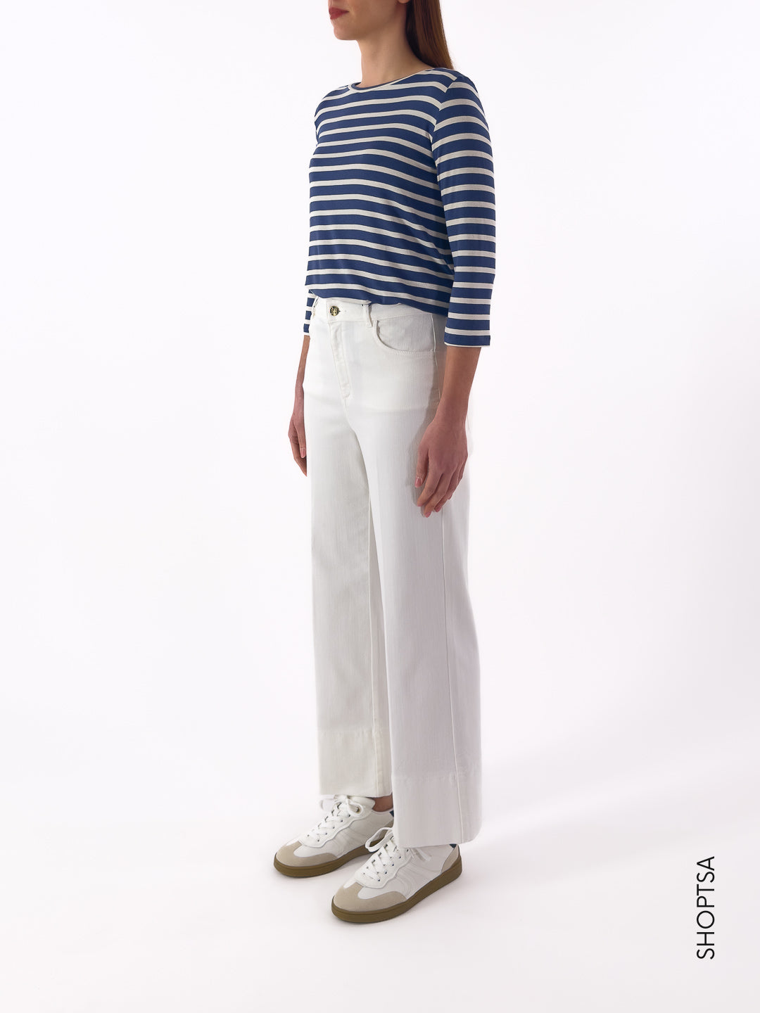 Pantalone in cotone effetto denim DISPLAY - Emme Marella - shopTSa