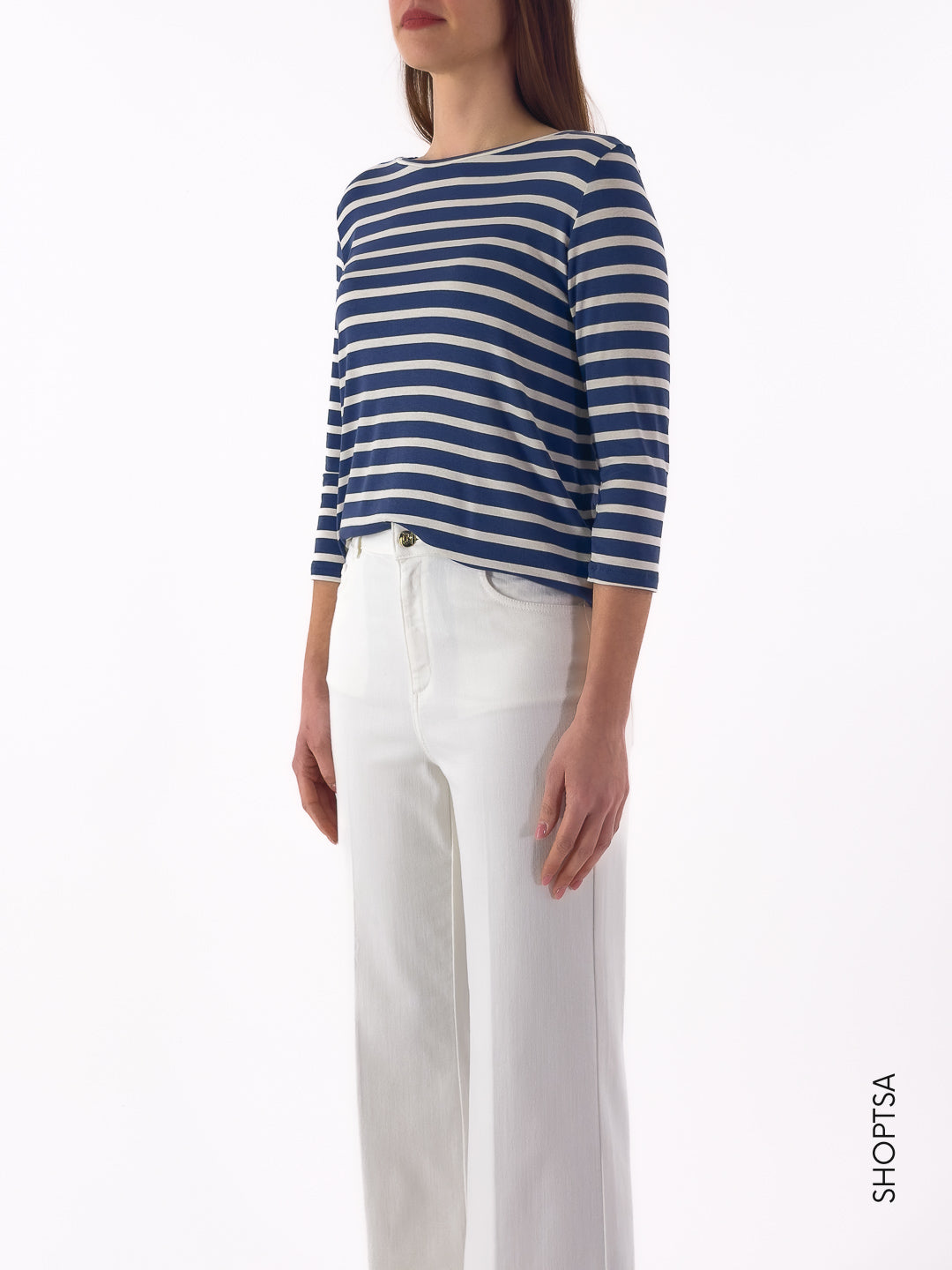 T-shirt stretch righe LIDIA