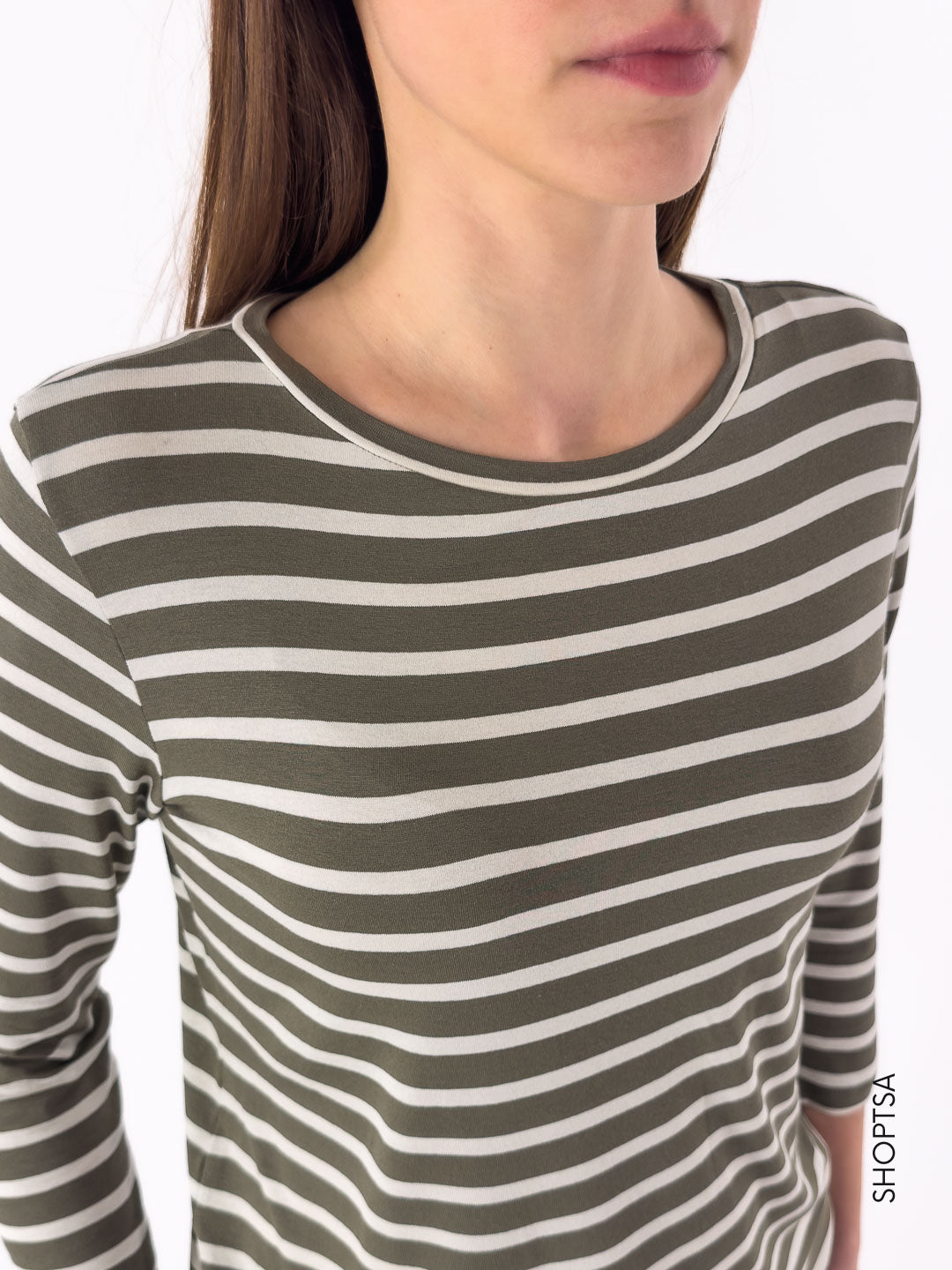 T-shirt stretch righe LIDIA