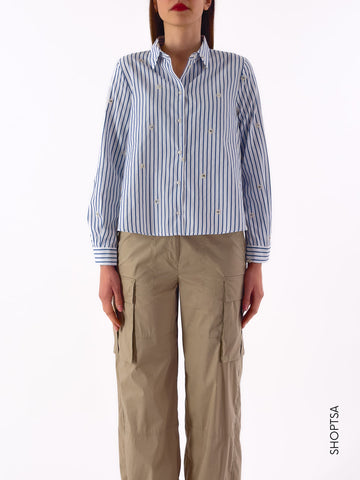 Camicia a righe apillette CANORE