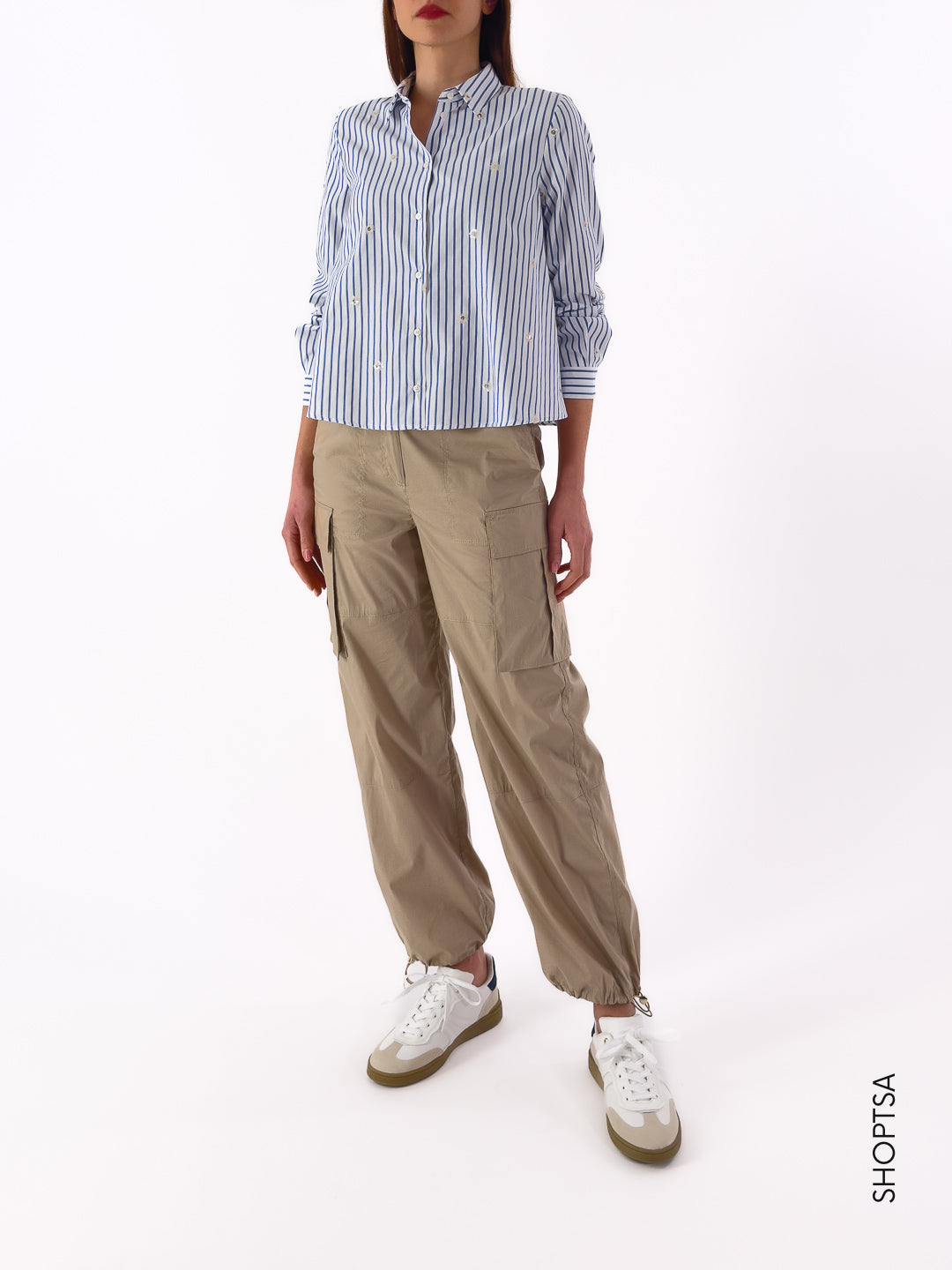 Camicia a righe apillette CANORE