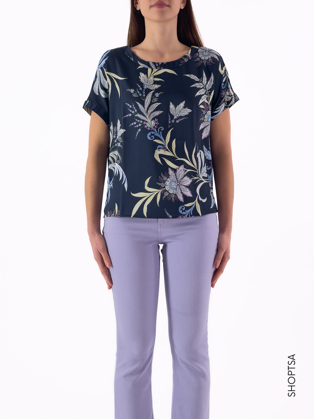 Blusa in twill RIPOSO - Emme Marella - shopTSa