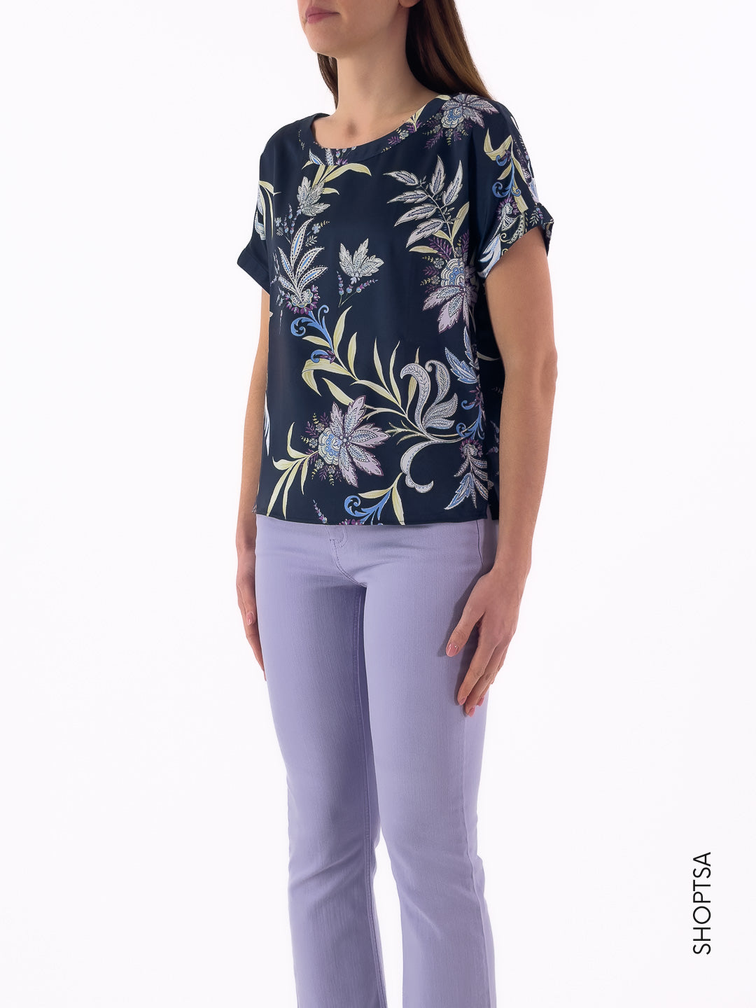 Blusa in twill RIPOSO - Emme Marella - shopTSa