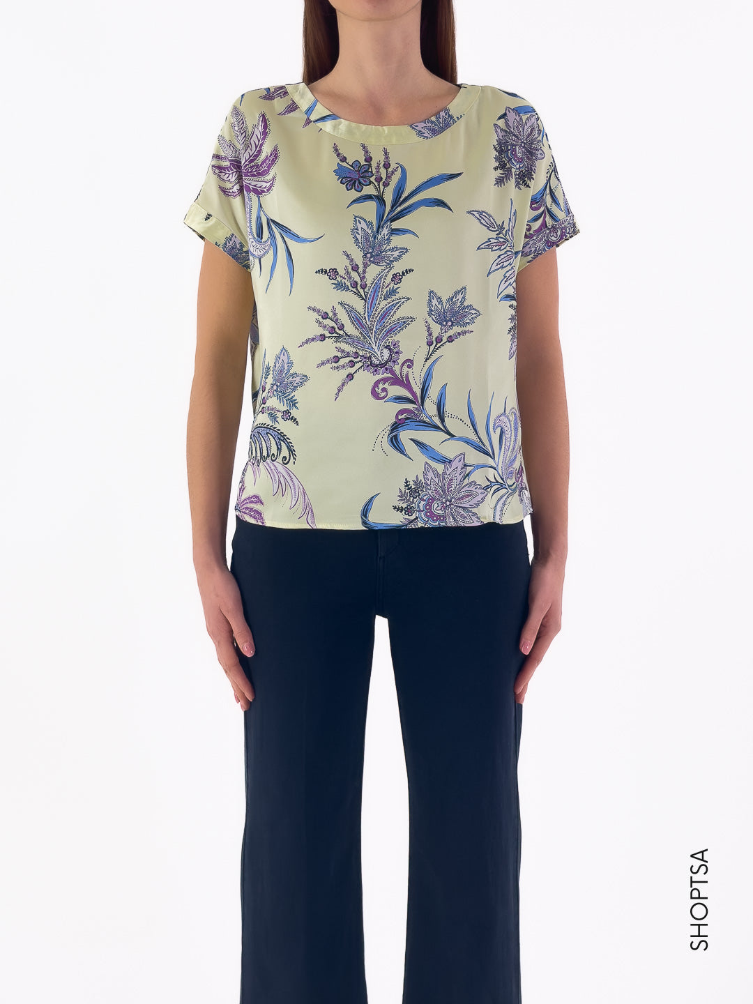 Blusa in twill RIPOSO - Emme Marella - shopTSa
