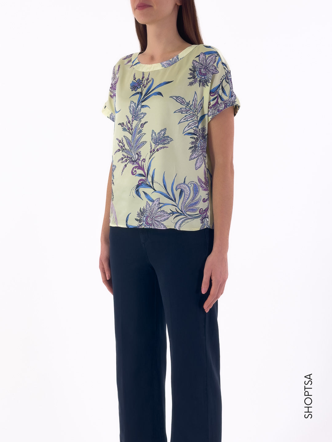 Blusa in twill RIPOSO - Emme Marella - shopTSa