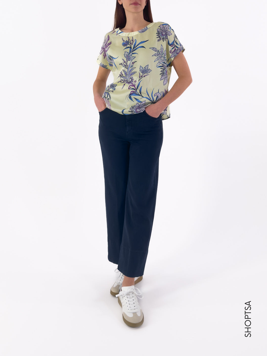 Blusa in twill RIPOSO - Emme Marella - shopTSa