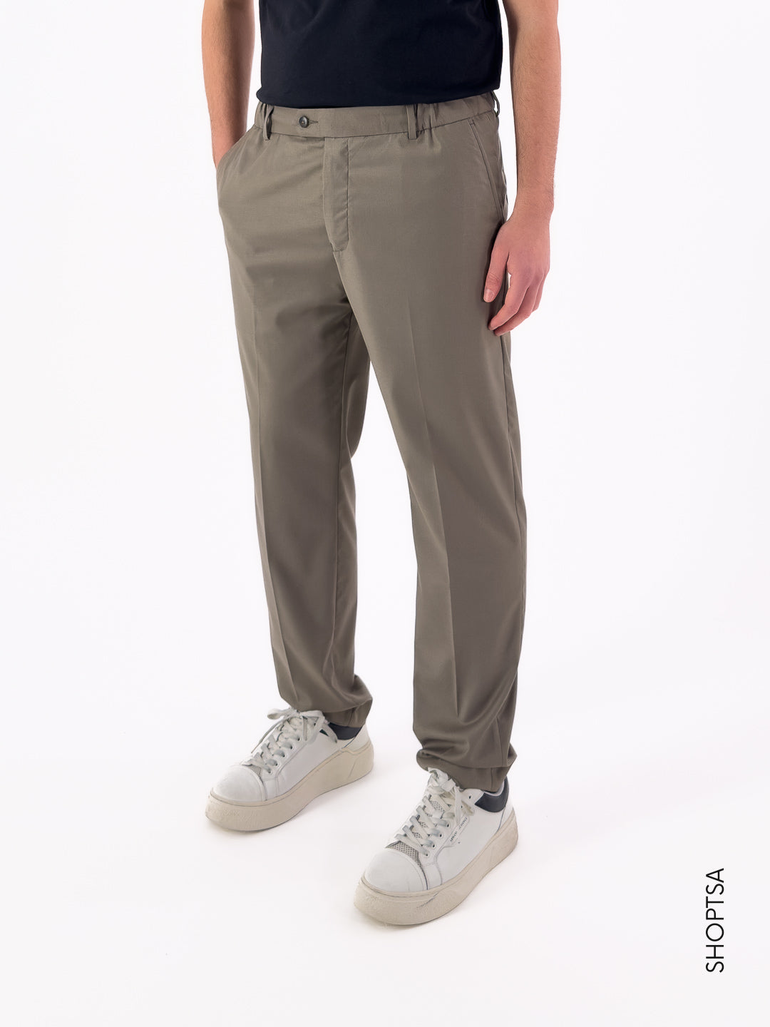 Pantaloni straight con coulisse