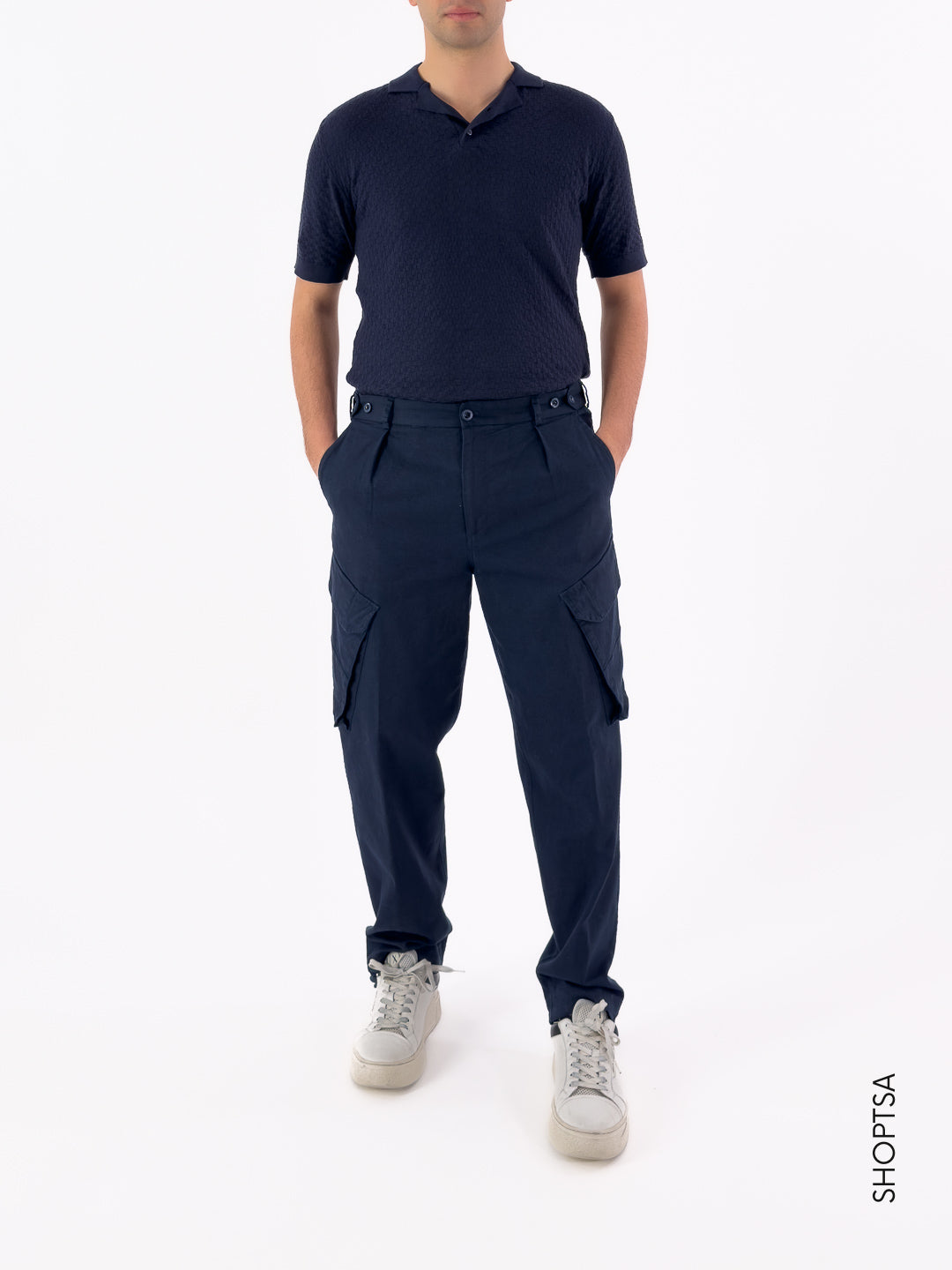 Pantaloni Cargo in Cotone