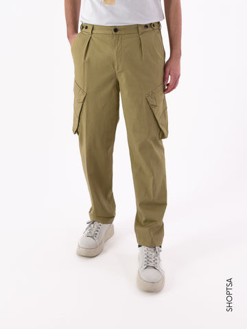 Pantaloni Cargo in Cotone