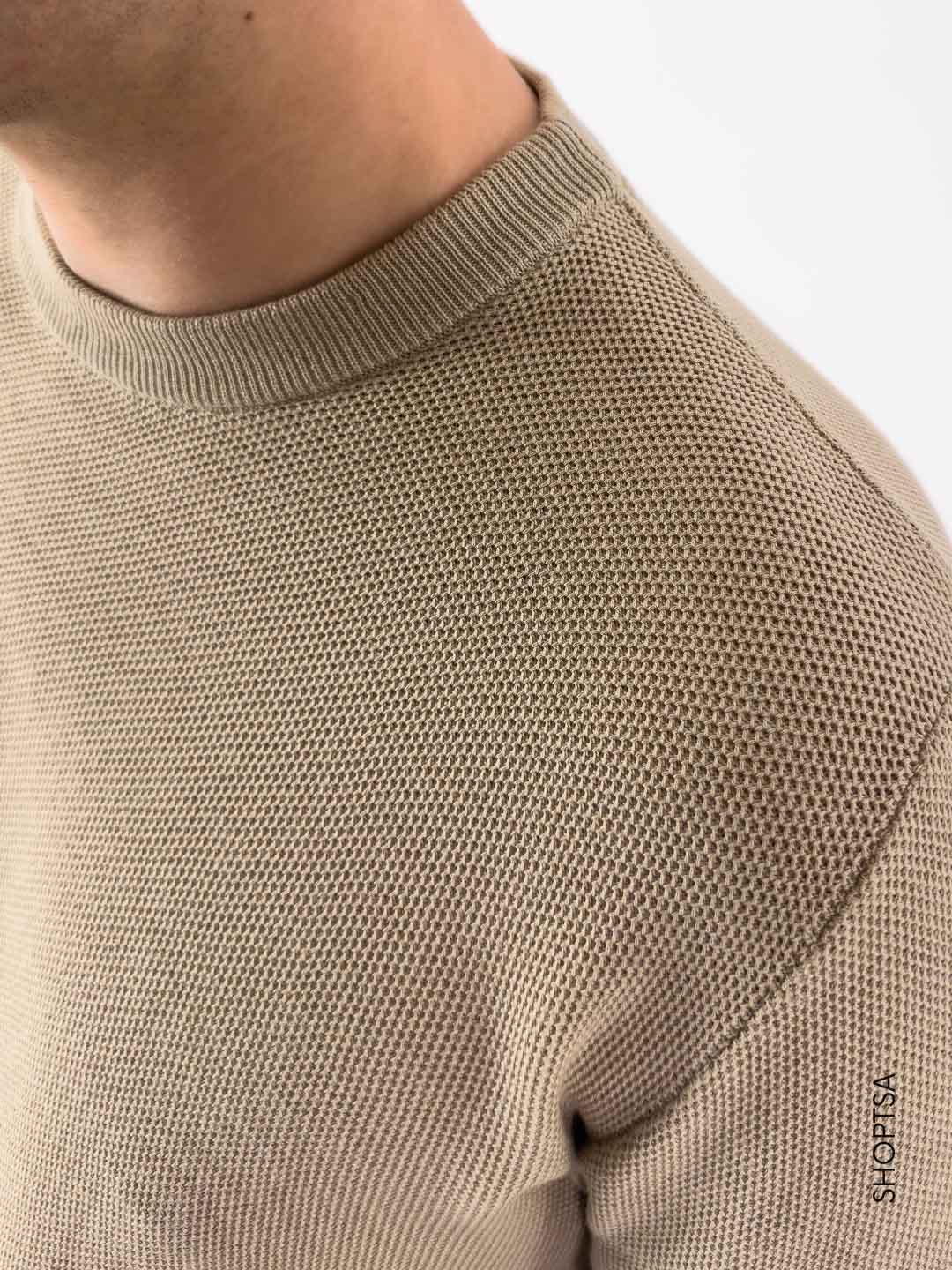 Maglione Cotone a Nido d'Ape