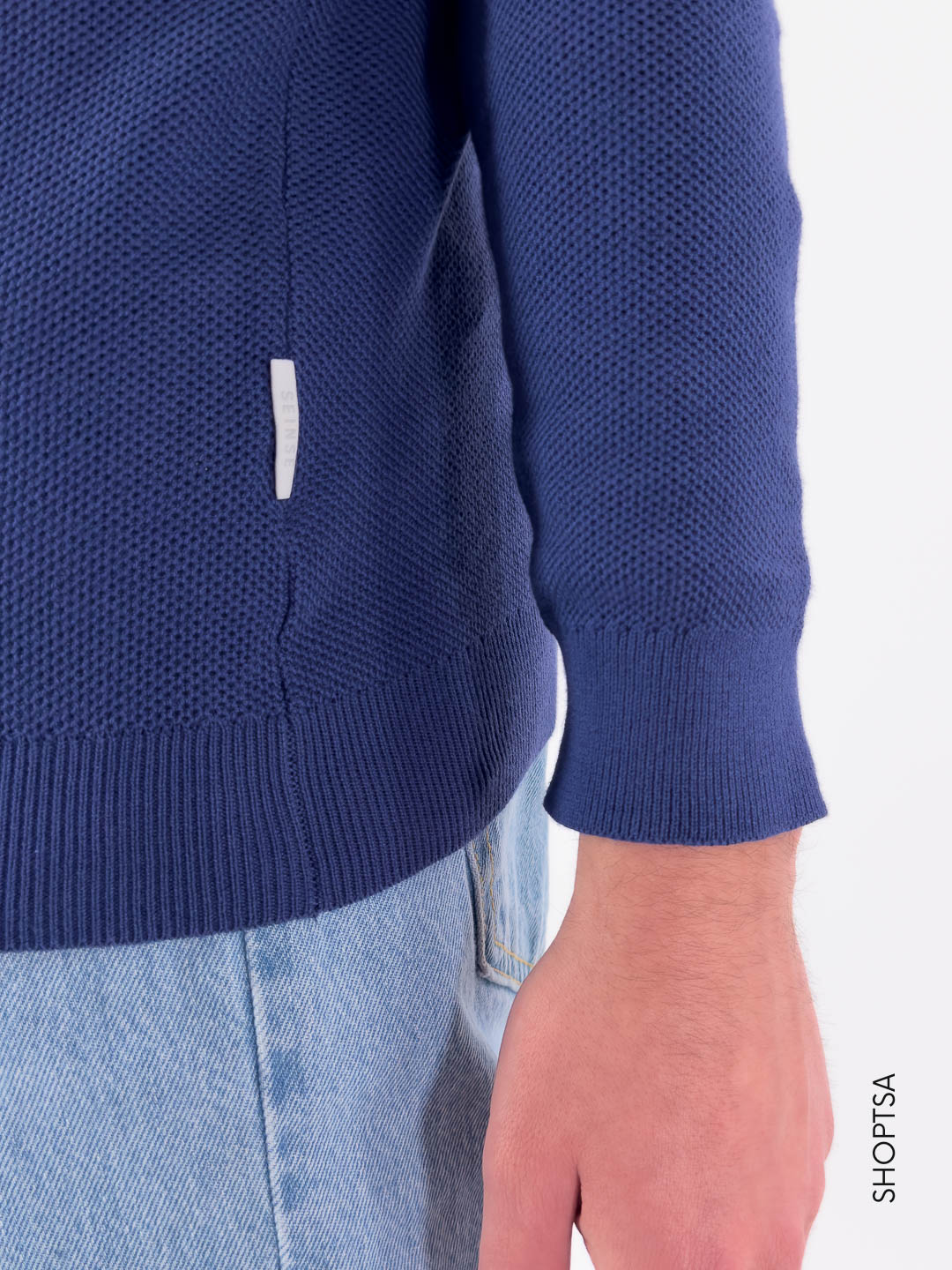Maglione Cotone a Nido d'Ape