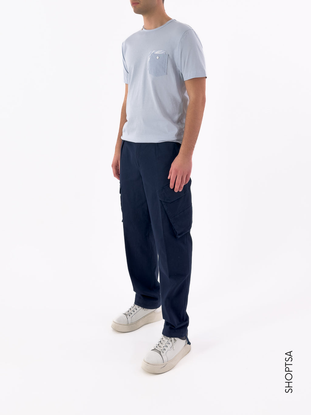 T-shirt in Cotone con Taschino Applicato - Seinse - shopTSa