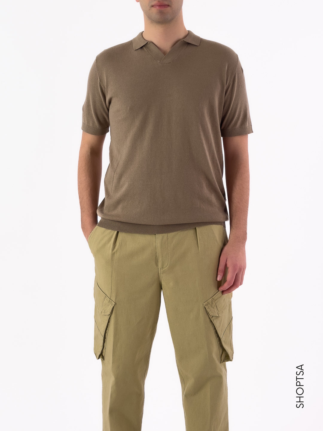 Polo maniche corte filo cotone