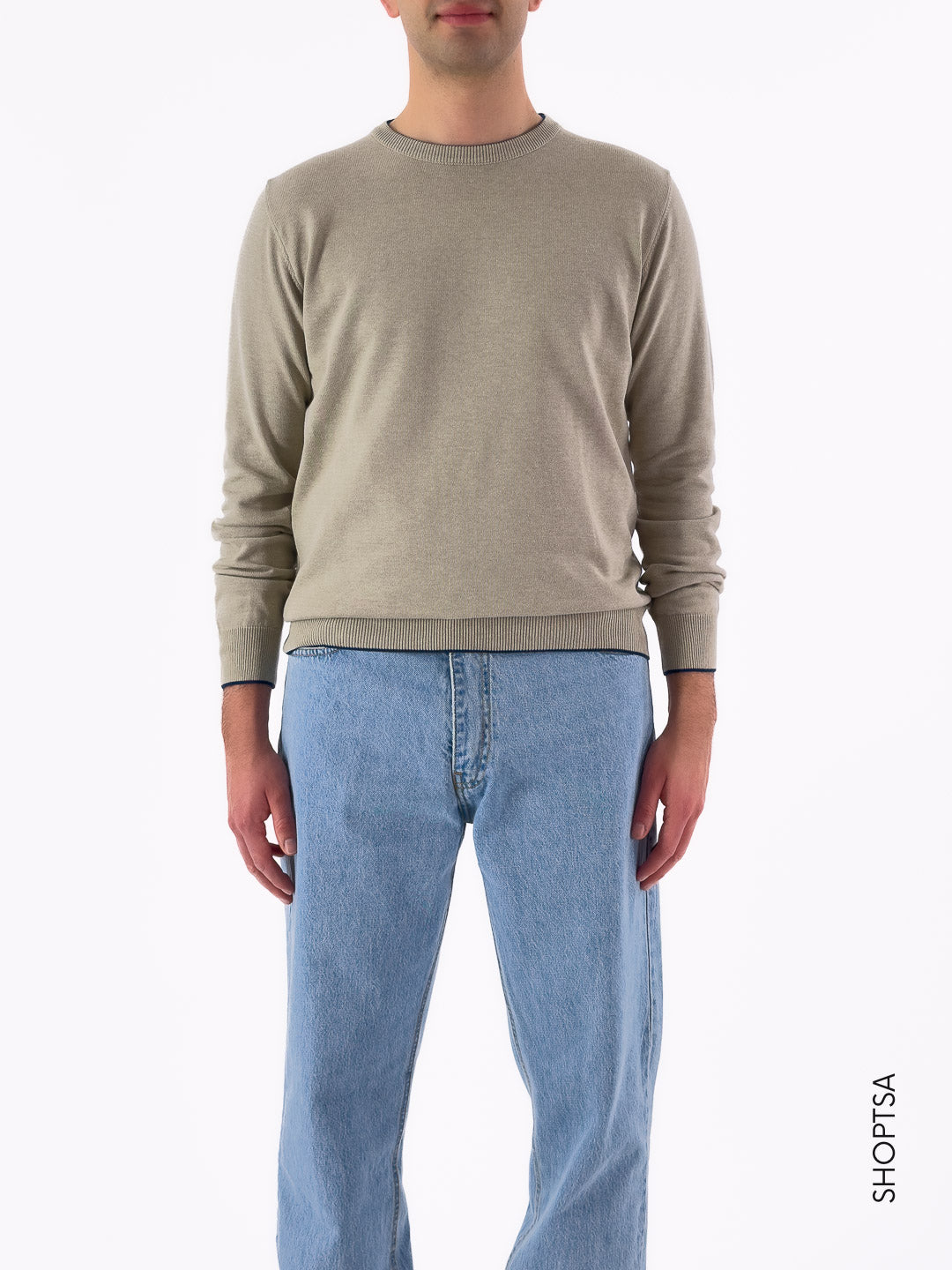 Maglione girocollo in cotone