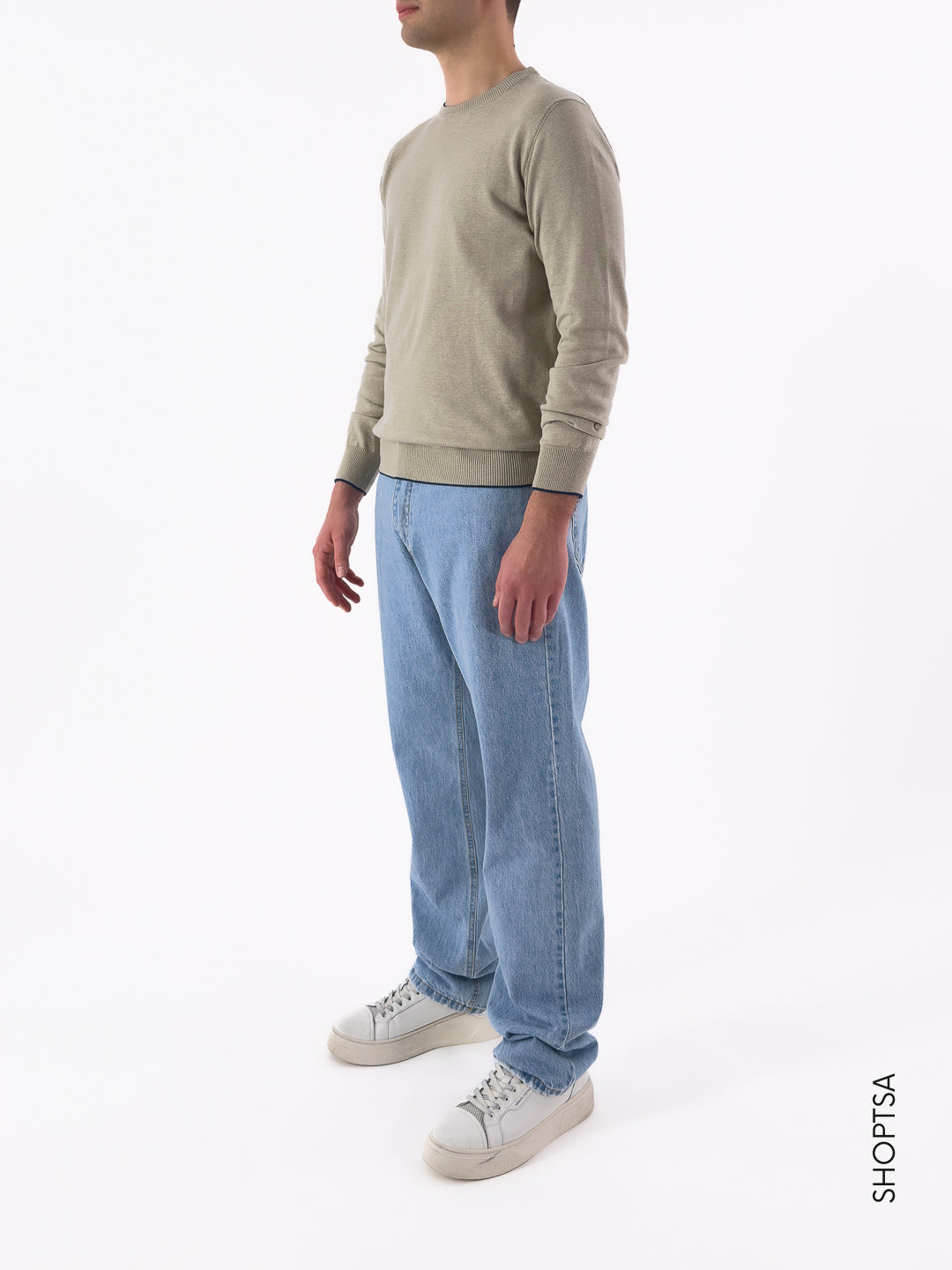 Maglione girocollo in cotone