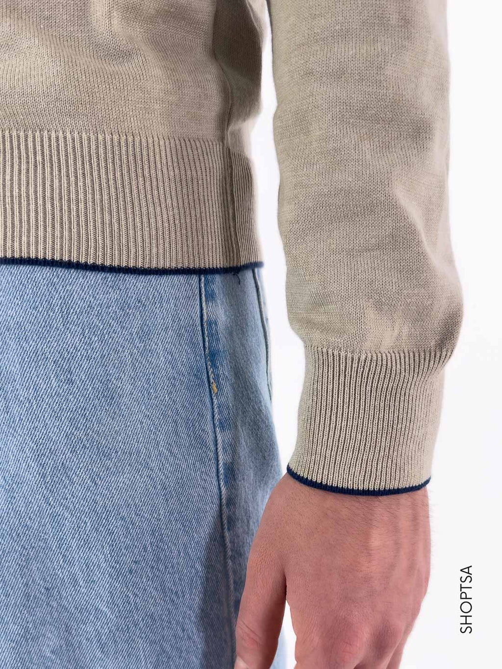 Maglione girocollo in cotone