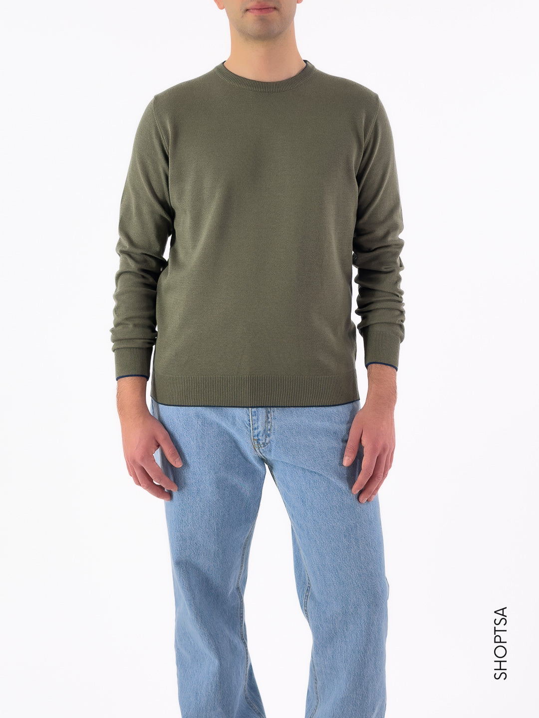 Maglione girocollo in cotone