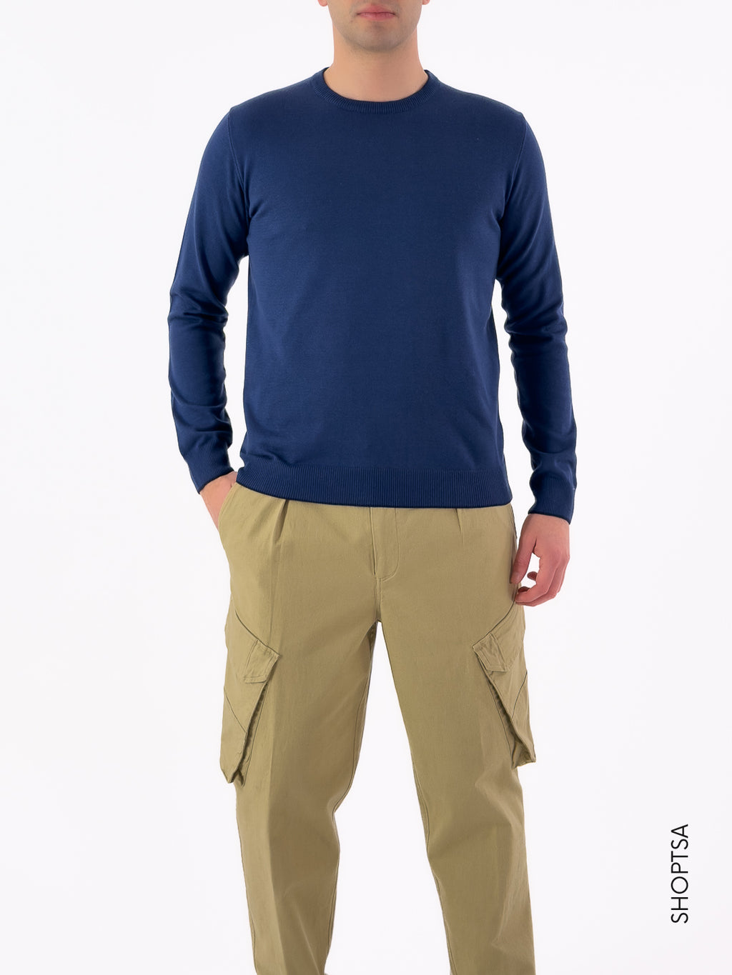 Maglione girocollo in cotone