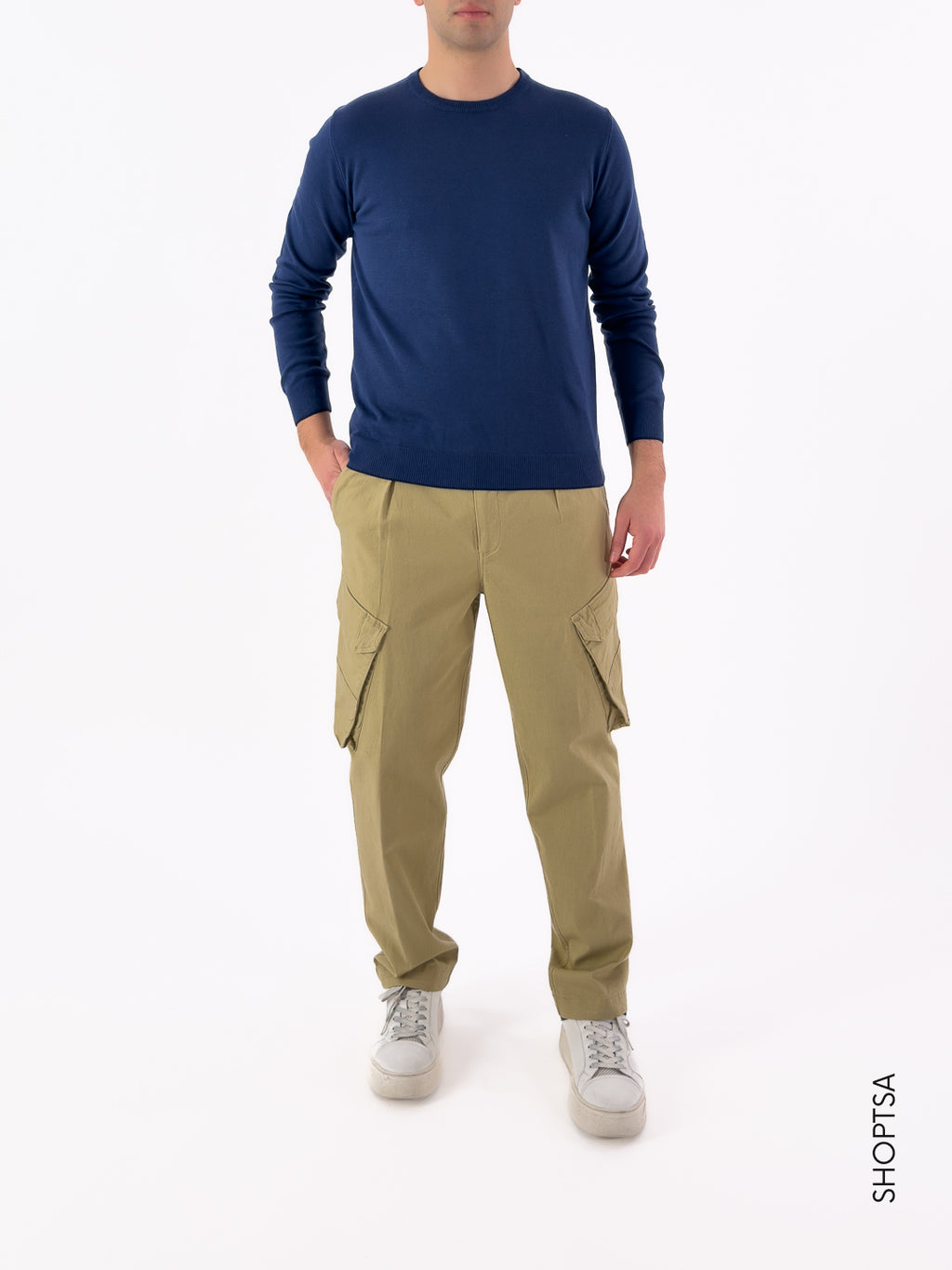 Maglione girocollo in cotone