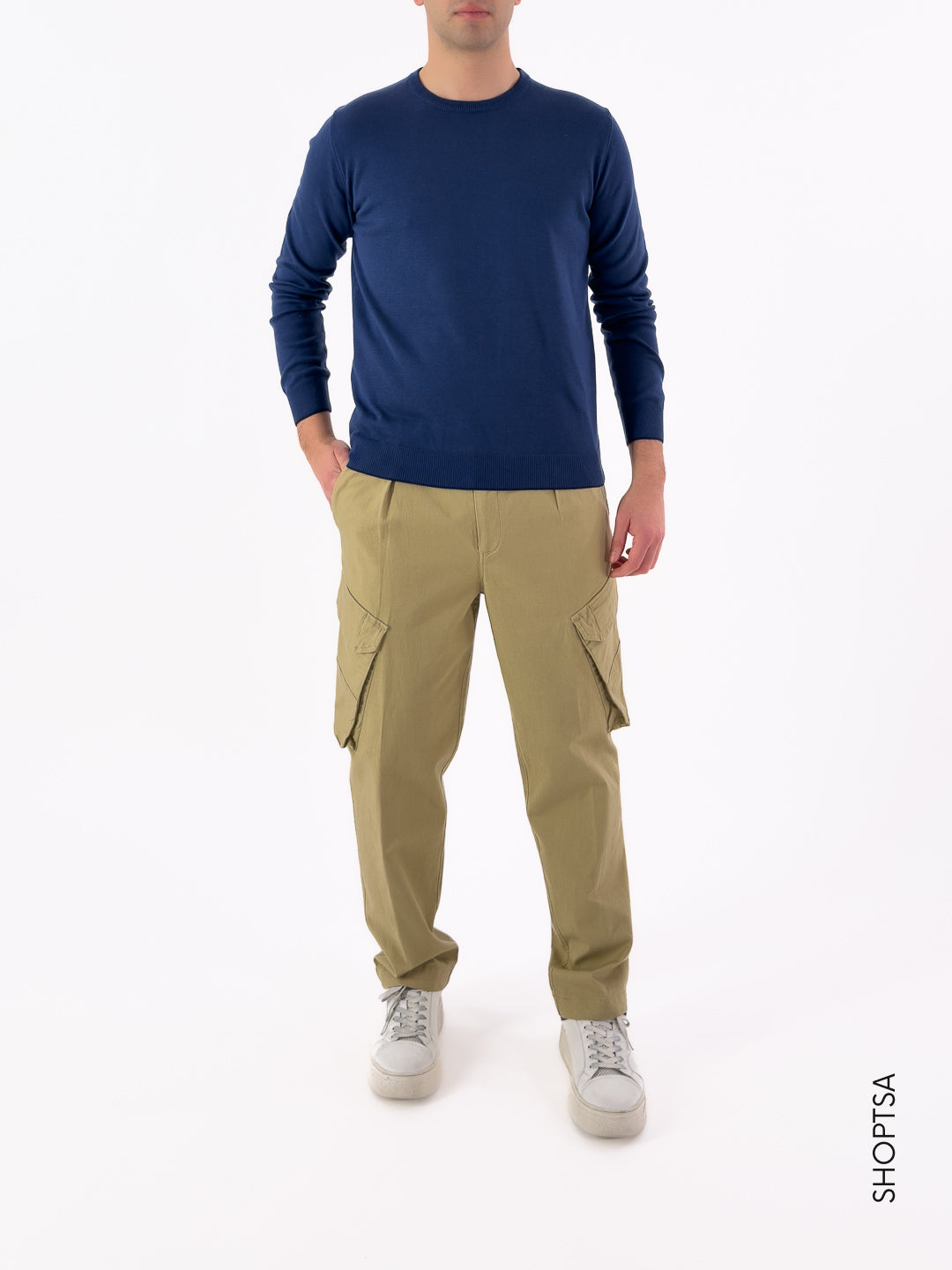 Maglione girocollo in cotone