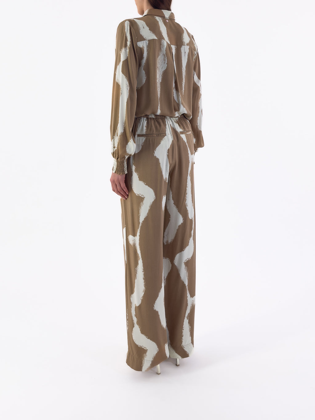 Pantalone palazzo con stampa 705228 - Numph - shopTSa