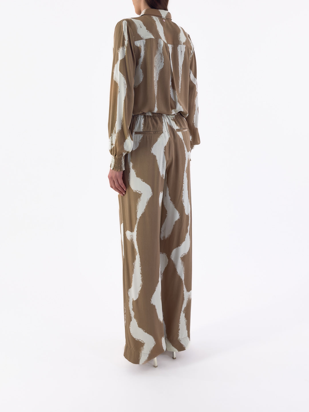 Pantalone palazzo con stampa 705228 - Numph - shopTSa