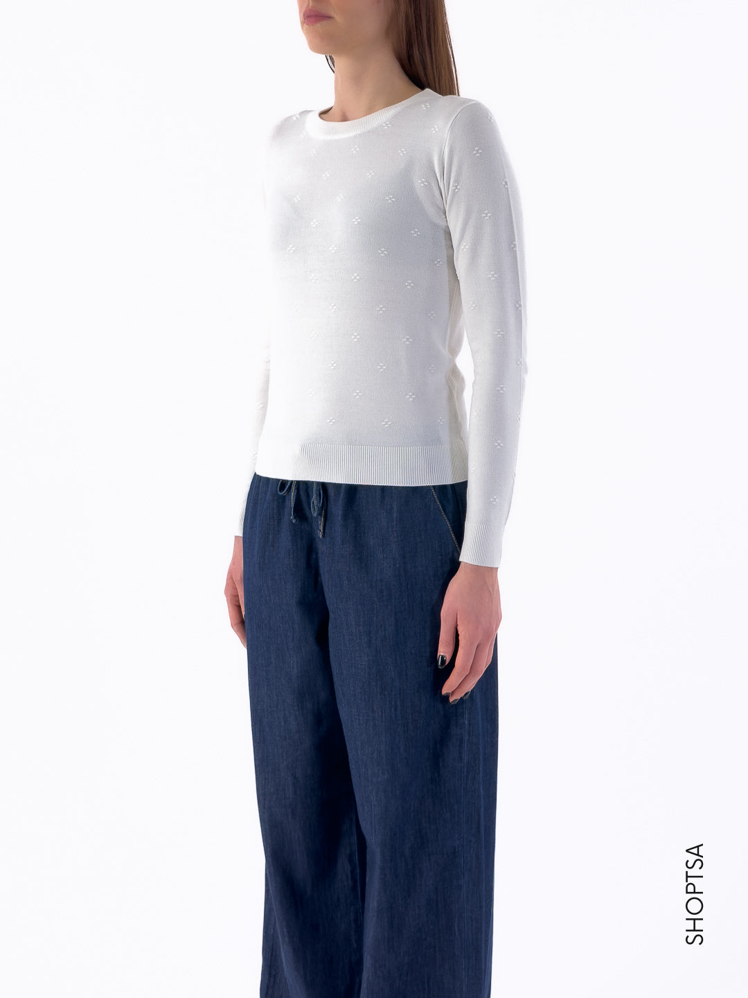 Maglioncino leggero bianco - Numph - shopTSa