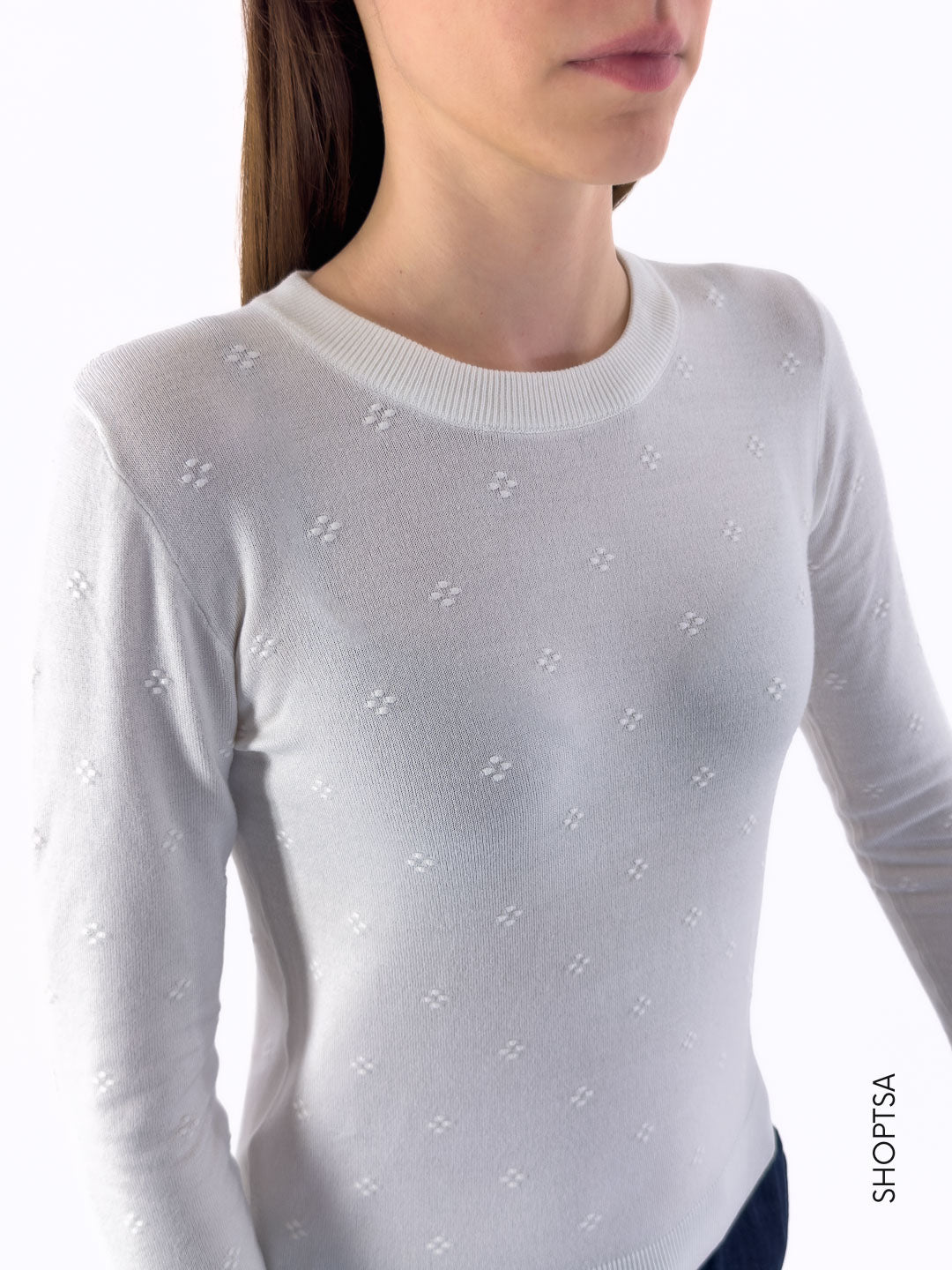 Maglioncino leggero bianco - Numph - shopTSa