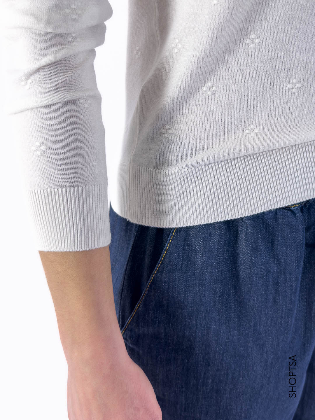 Maglioncino leggero bianco - Numph - shopTSa