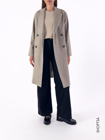 Cappotto lungo in lana ROLL